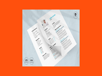 Staffing Agency CV Resume Template