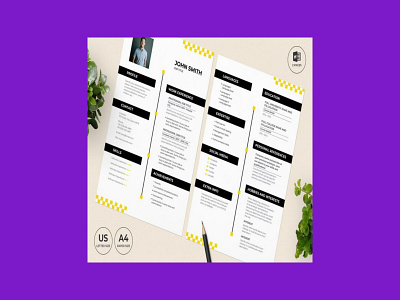 Taxi Service CV Resume Template