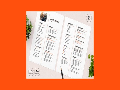 Steak House CV Resume Template