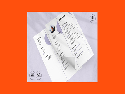 Music Band CV Resume Template