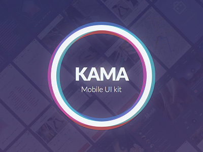 Kama iOS UI Kit app interface ios kit layers mobile mockup photoshop sketch