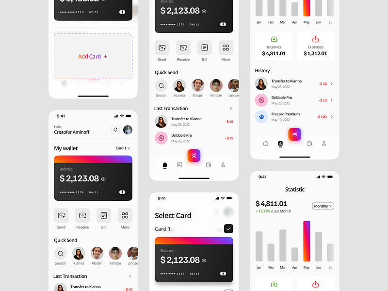 BankLux - Digital Bank Mobile App by Dhira Danuarta for Agensip UI UX ...