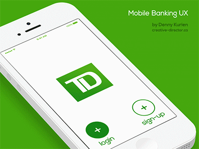 TD Bank - Mobile Banking App Re-Imagined