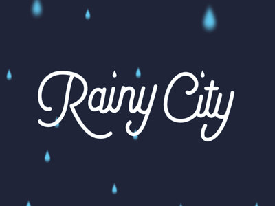Rainycity Branding animation branding logo design manchester