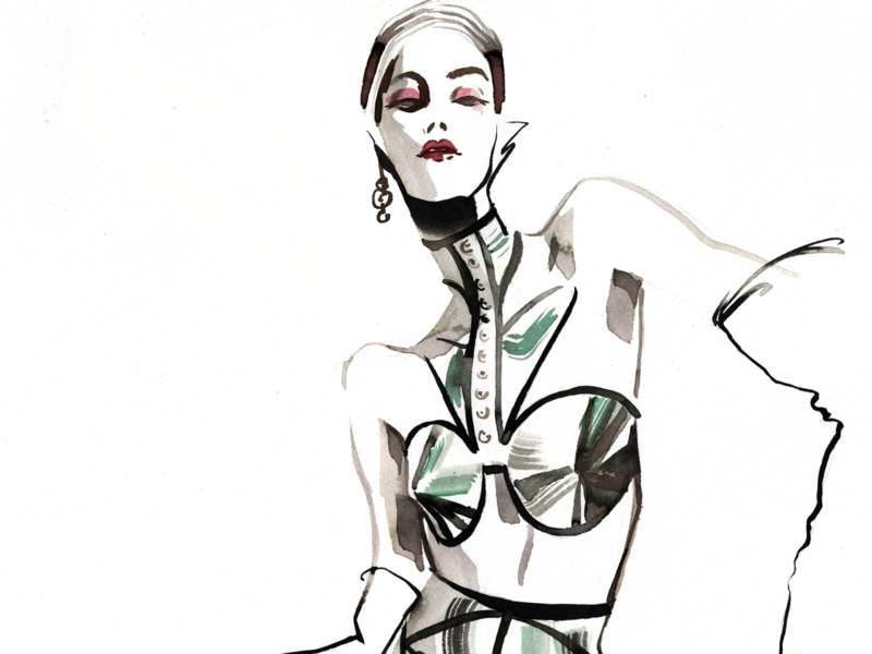 Katharine Asher - Figurative & Fashion Artist artist fashion figurative illustrator