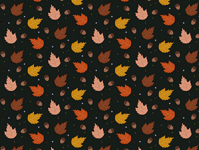 Autumn Leafscape design illustration patterns vector