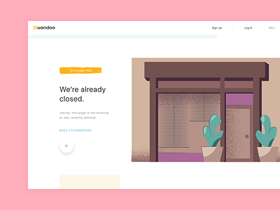 Quandoo 404 Illustrations