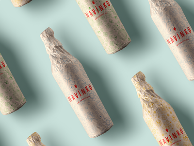 Navinko Wine Glasses design glass label pattern print wine