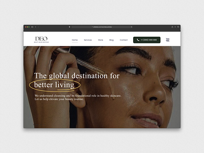 landing page beauty branding design instagram landing page salon website