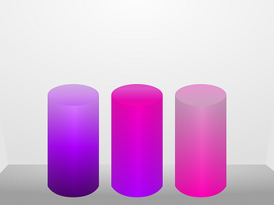 3D Art, 3D Color Palette Cylinders 3d app branding case study design graphic design illustration logo ui ux vector