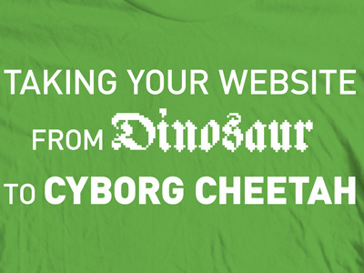 Dinosaur to Cyborg Cheetah Mock awesome dinosaur tshirt