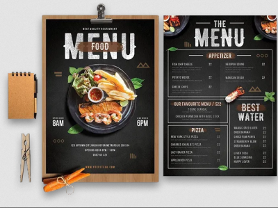 Food Menu Design by Menus By Design on Dribbble