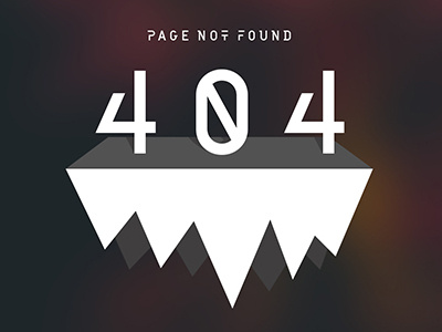 Wrong Island - 404 Eror Page