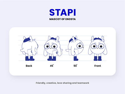Stapi - Enosta Mascot Design branding design