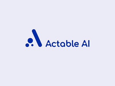 Actable AI - AI-powered Advanced Analytics ai animation artificial intelligence branding branding design connect data data analytic design future prediciton graphic design logo logo animation motion graphics regression