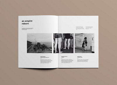 Pages Magazine No. 03 Layout Design design graphic design layout magazine pages photography