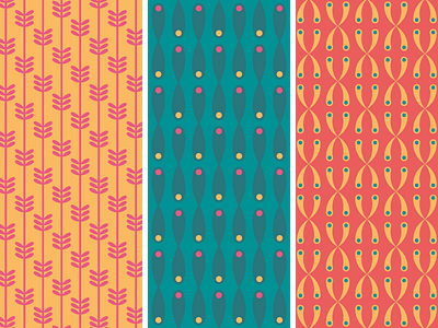 Honeysuckle [coordinates] abstract background colorful digital graphic graphic design happy kids pattern print vector wallpaper