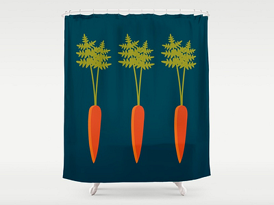 Vegetable Medley [shower curtain] color colorful colors digital food graphic graphic design illustration kitchen print product vector