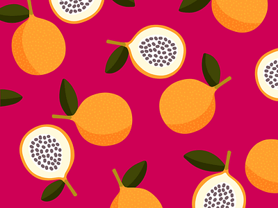 100 days of prints and patterns [59] bright colorful digital fruit graphic graphic design pattern pattern design print surface design tropical vector