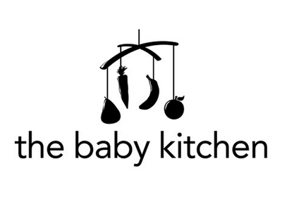 Baby kitchen logo baby food fruit healthy kitchen logo organic