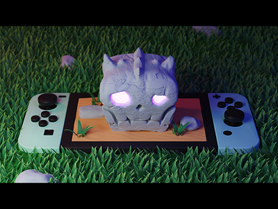 Blender practice _Zelda Bokoblin box new 3d blender c4d