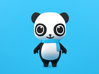 Meizu Panda 3d c4d panda