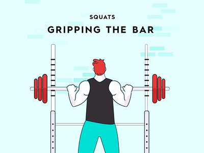 Squat form study - Gripping the Bar