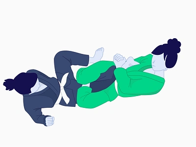 Heel Hook bjj grappling illustration jiu jitsu jiu jitsu jiujitsu