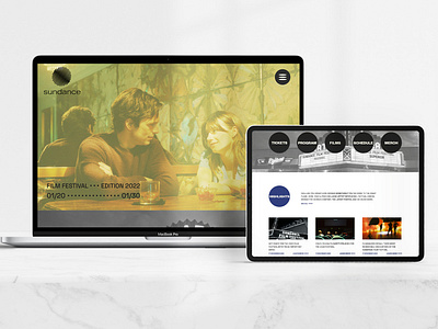 Sundance Festival - Web design inspiration