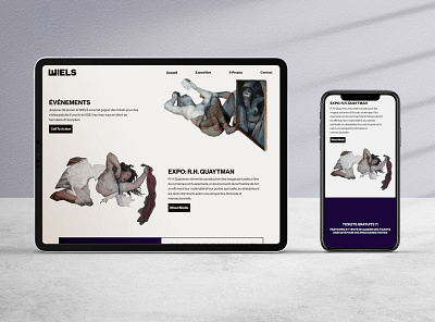 Wiels - Web design inspiration branding design graphic design ui ux