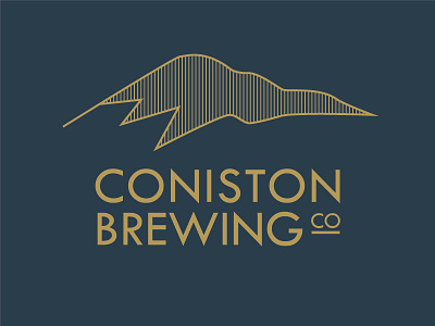 Coniston Brewing Co beer brand branding brewery illustration label