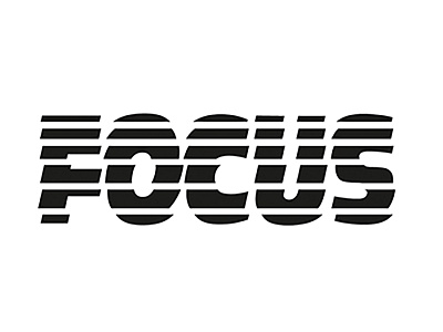 Focus design doodle illustration letters typography