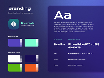 Crypto Exchange Rate project. Design System in Figma bitcoin clean design color scheme color token colour token crypto crypto exchange rate crypto token design system design system color tokens design system tokens desing system exchange rate figma figma design system figma product token ui