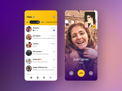 Social Messaging App chat chat app chat bot chatbot chatting figma figma design group chat interface messages messaging messaging app messenger messenger app redesign telegram telegram app text text message video call