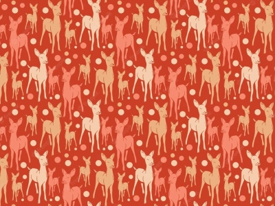 Baby deer hand drawn pattern design animal baby background design cute deer design pattern doodle pattern pattern design