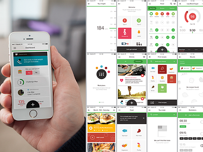 UI health app health ui ux