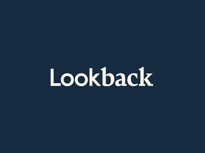 Lookback branding design icon identity illustration logo web
