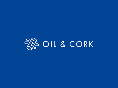 Oil & Cork branding icon illustration logo responsive web website