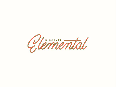 Elemental branding logo script