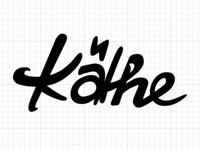 400x300 Kaethe illustrator logo name typography