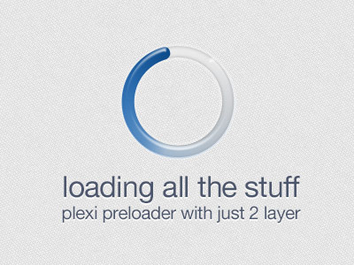 Plexi Preloader effects layer preloader psd spinner
