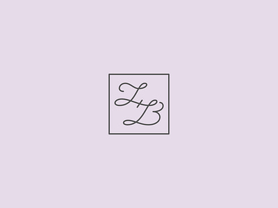 L + B lettering logo monogram