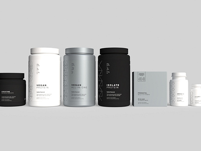 Supplement lineup packaging supplements
