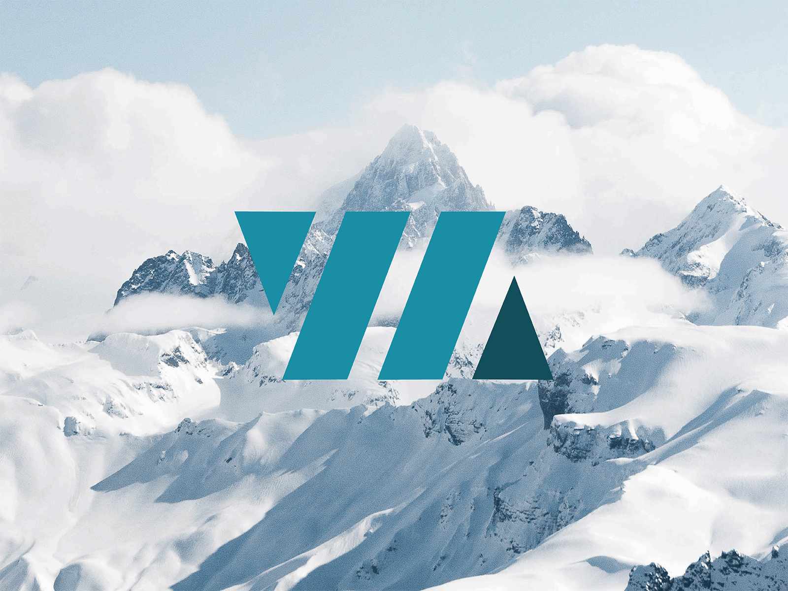 WILD MTN branding design geometric icon logo