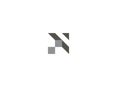 abstract bird/ arrow logo arrow bird geometric icon logo square