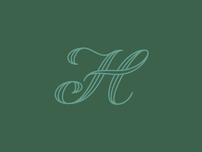H h health leaf logo