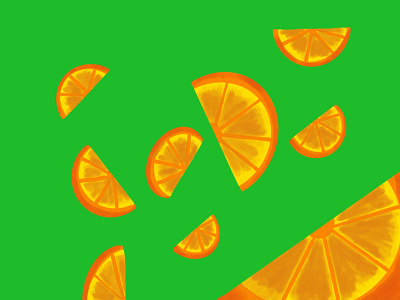 Oranges branding design graphic design illustration