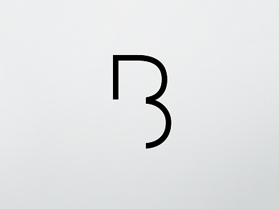 B, 36 Days Of Type 2017 36 days of type alphabet design graphic icon letter line minimalism minimalist shape type typography