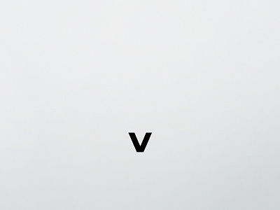 V, 36 Days Of Type 2017 36 days of type alphabet design graphic icon letter line minimalism minimalist shape type typography