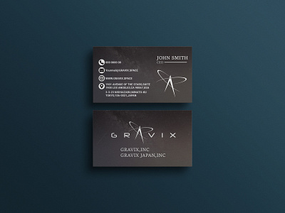 Modern Space Business Card Design
